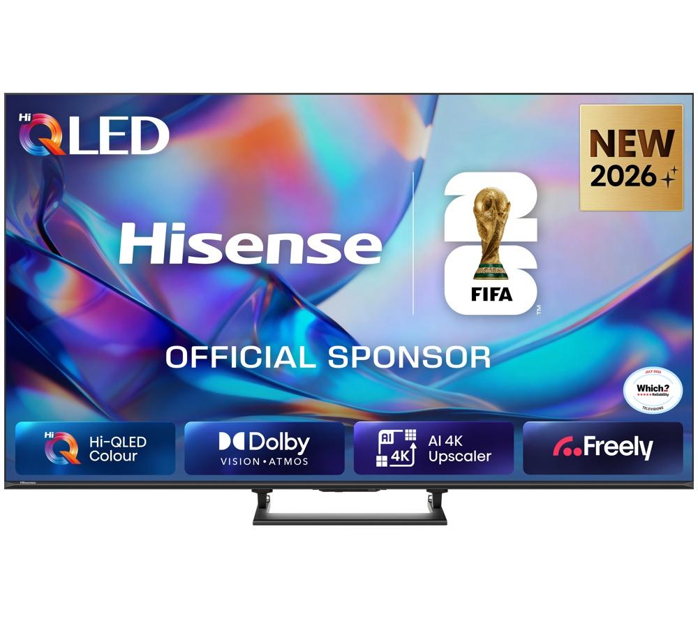 HISENSE A7S 55" QLED 4K Smart AI TV with Freely - 55A7STUK