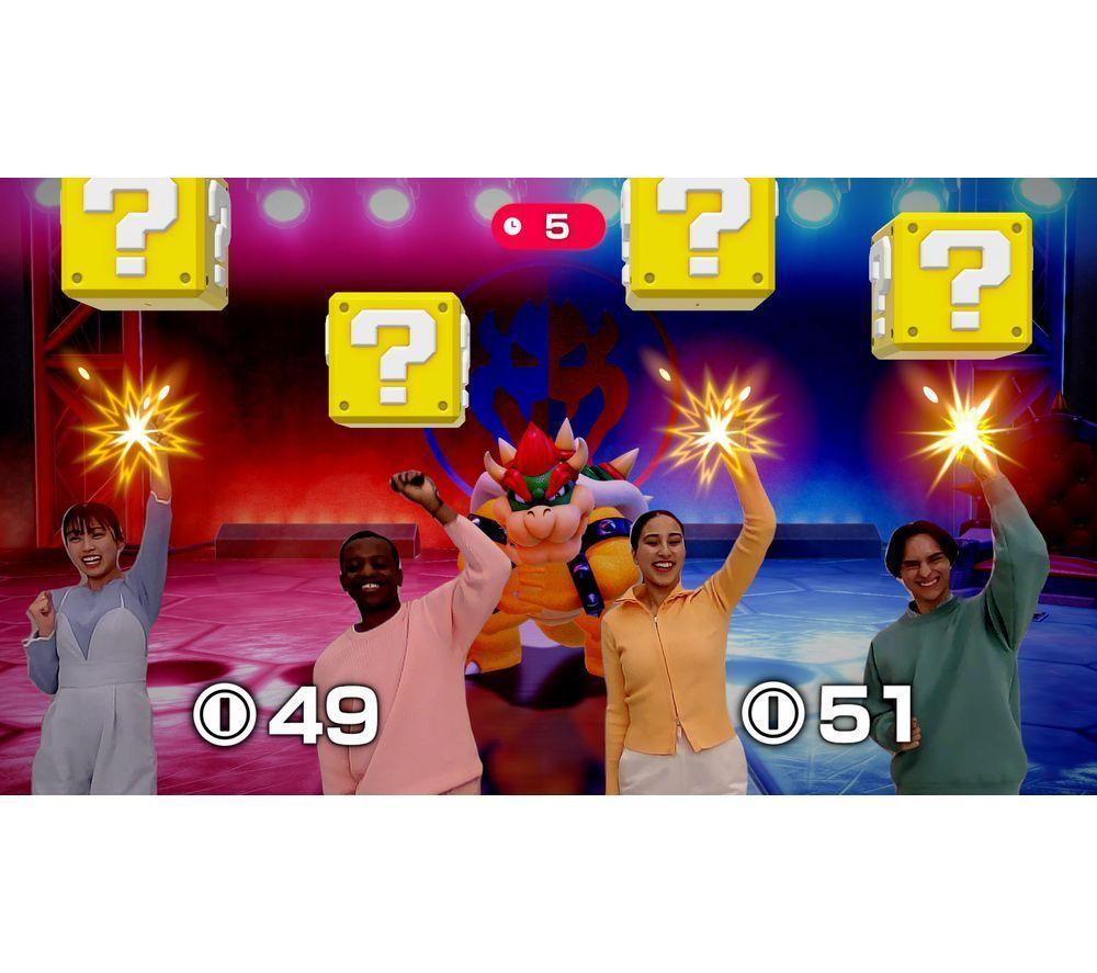 NINTENDO Switch 2, Super Mario Party Jamboree + Jamboree TV, Super Mario Bros Keychain & Switch 2 Camera Bundle