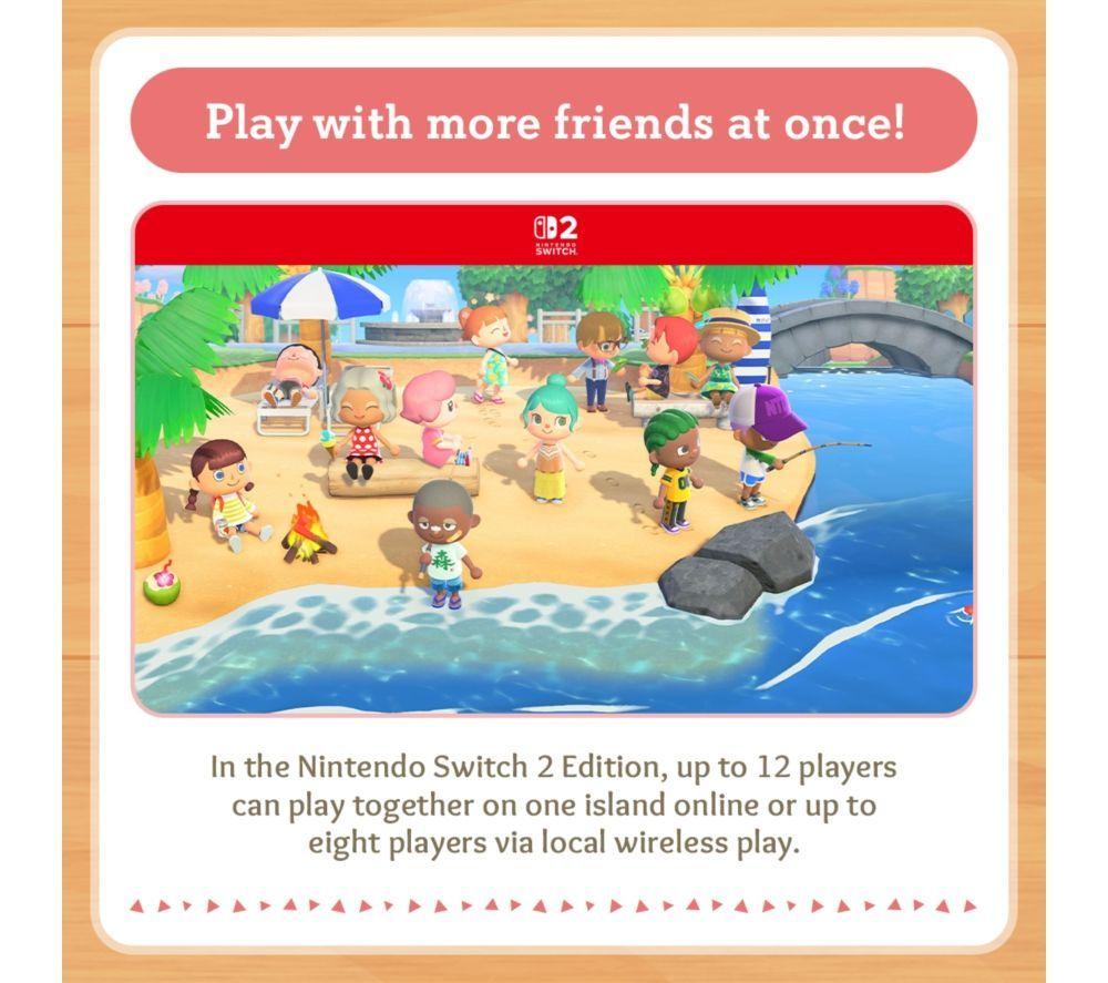 NINTENDO Switch 2, Super Mario Bros 40th Anniversary Keychain, Animal Crossing: New Horizons & Mario Kart World Bundle