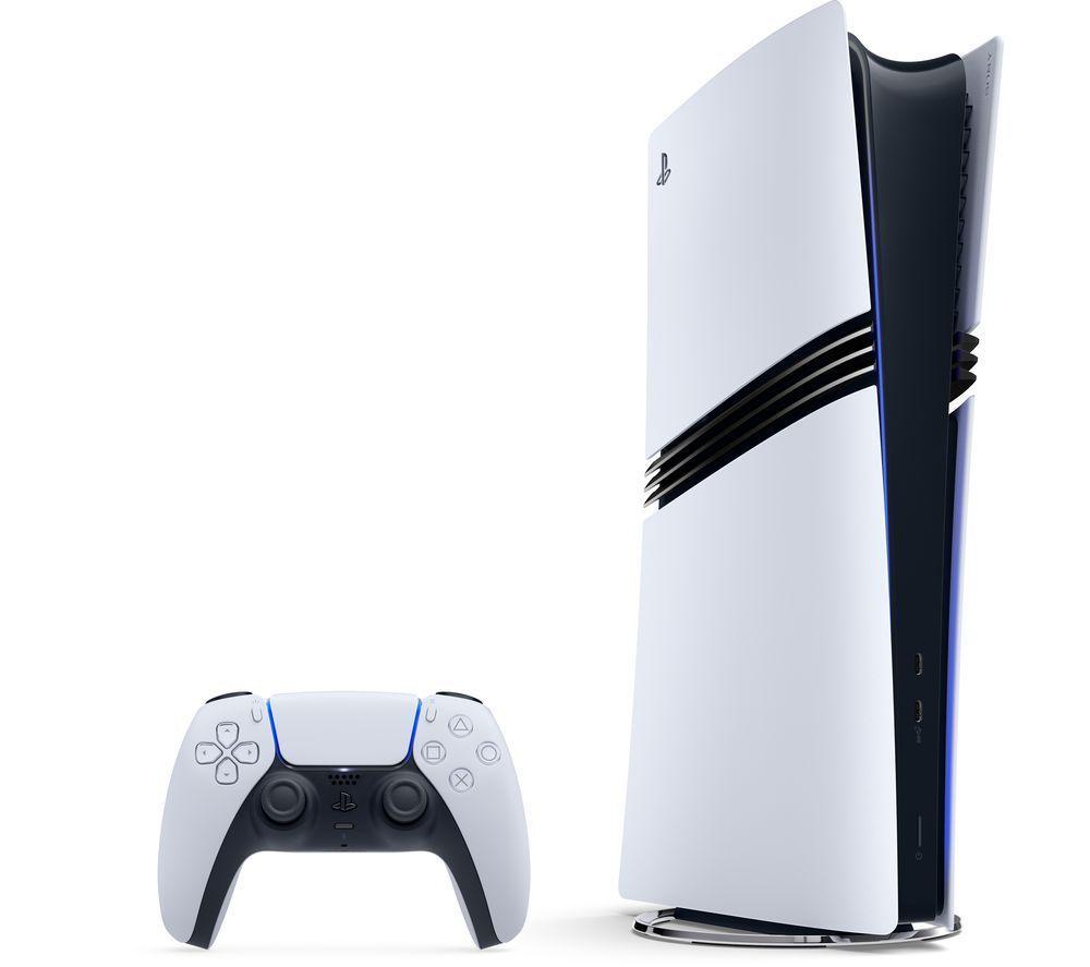 SONY PlayStation 5 Pro, No-Slip Thumb Grips (Pack of 8) & £50 Gift Card Bundle