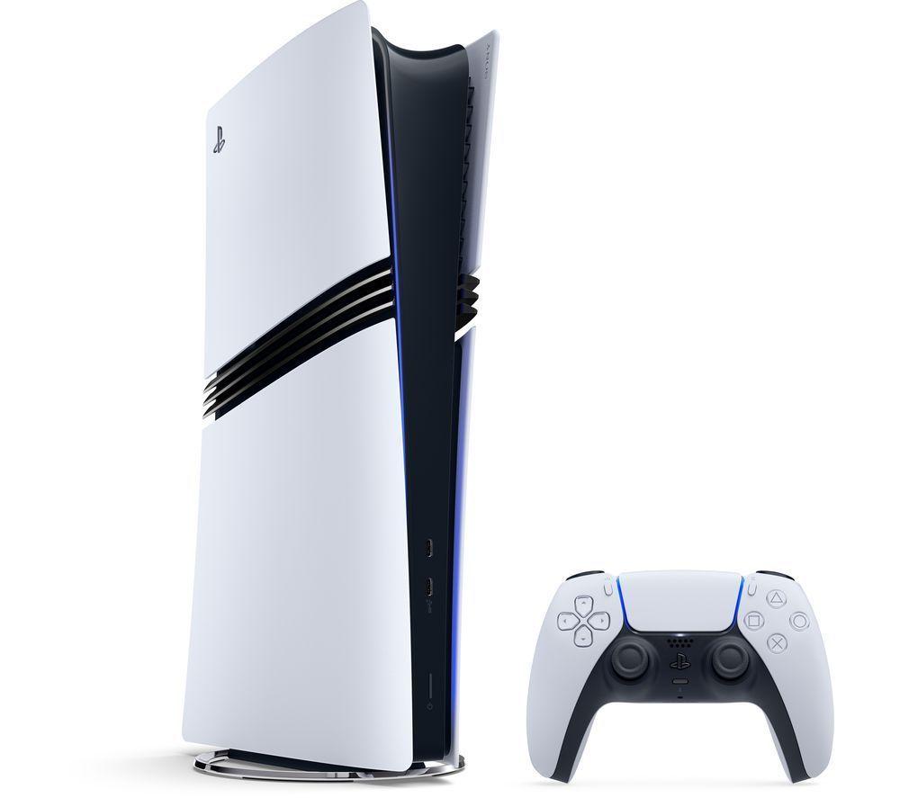 SONY PlayStation 5 Pro, No-Slip Thumb Grips (Pack of 8) & £50 Gift Card Bundle