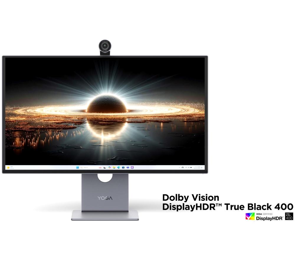 LENOVO Yoga Pro 27UD-10 4K 26.5" Ultra HD QD-OLED Monitor - Grey