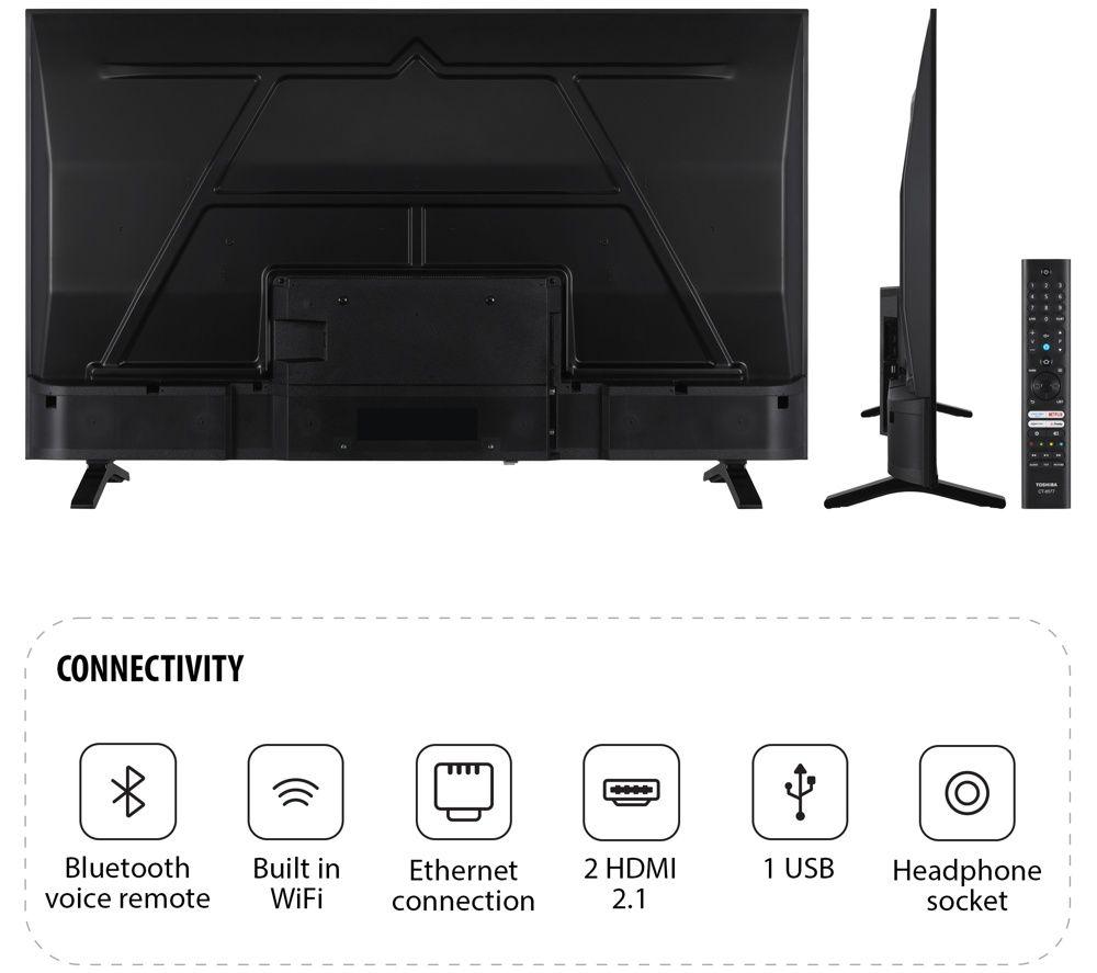 TOSHIBA 50UF2653DB 50” Smart 4K Ultra HD HDR LED TV