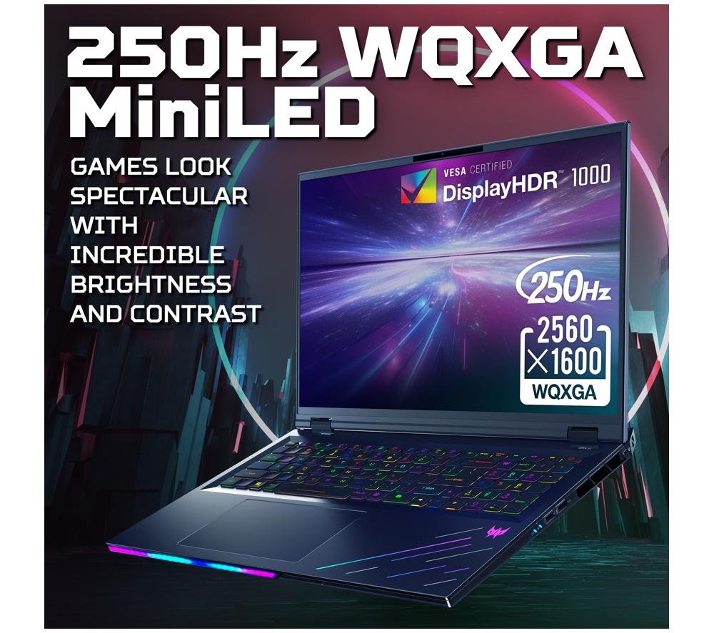 ACER Predator Helios 18 AI 18" Gaming Laptop - Intel® Core™ Ultra 9, RTX 5080, 1 TB SSD