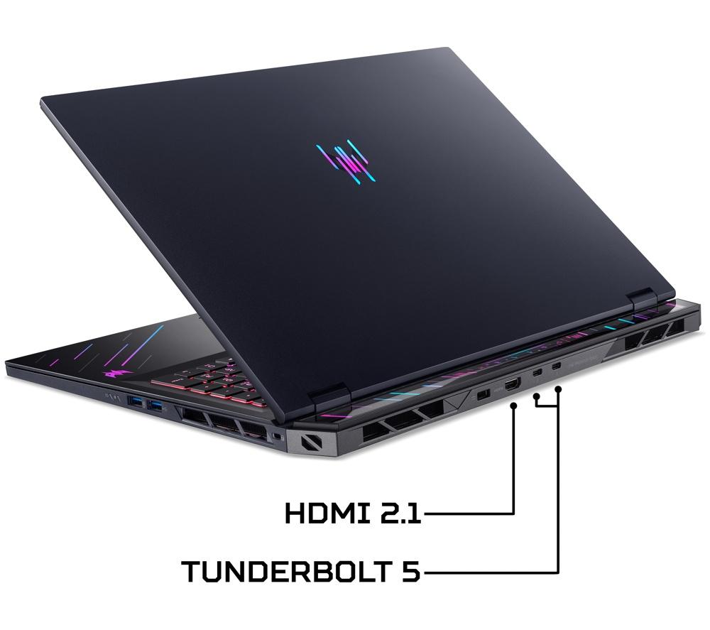 ACER Predator Helios 18 AI 18" Gaming Laptop - Intel® Core™ Ultra 9, RTX 5080, 1 TB SSD