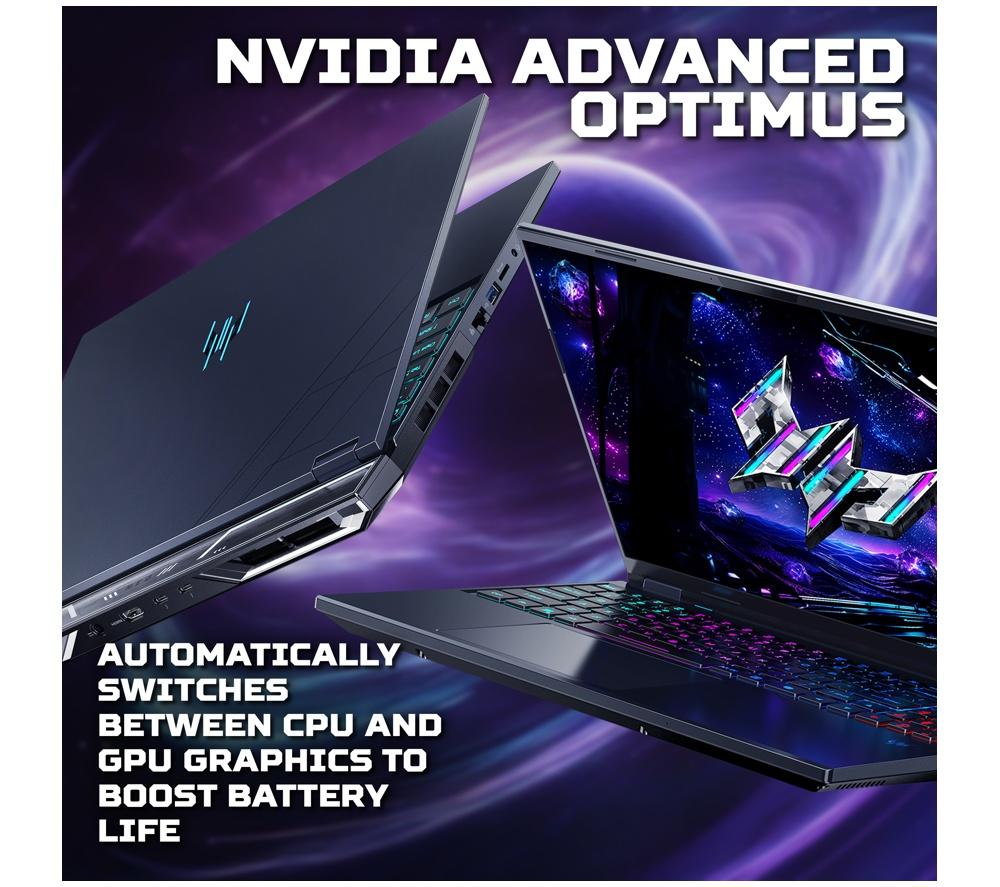 Portátil gaming ACER Predator Helios Neo 16 AI de 16" - Intel® Core™ Ultra 9, RTX 5080, SSD de 1 TB