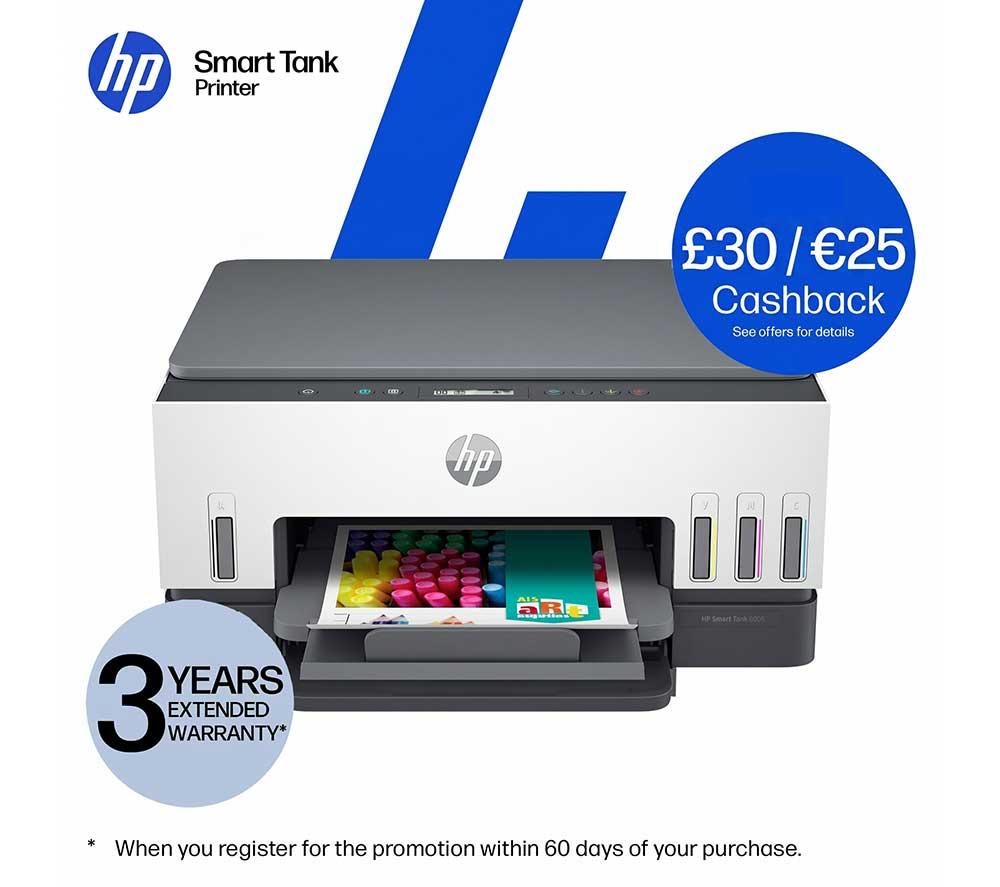 Impresora de inyección de tinta inalámbrica todo en uno HP Smart Tank 6005