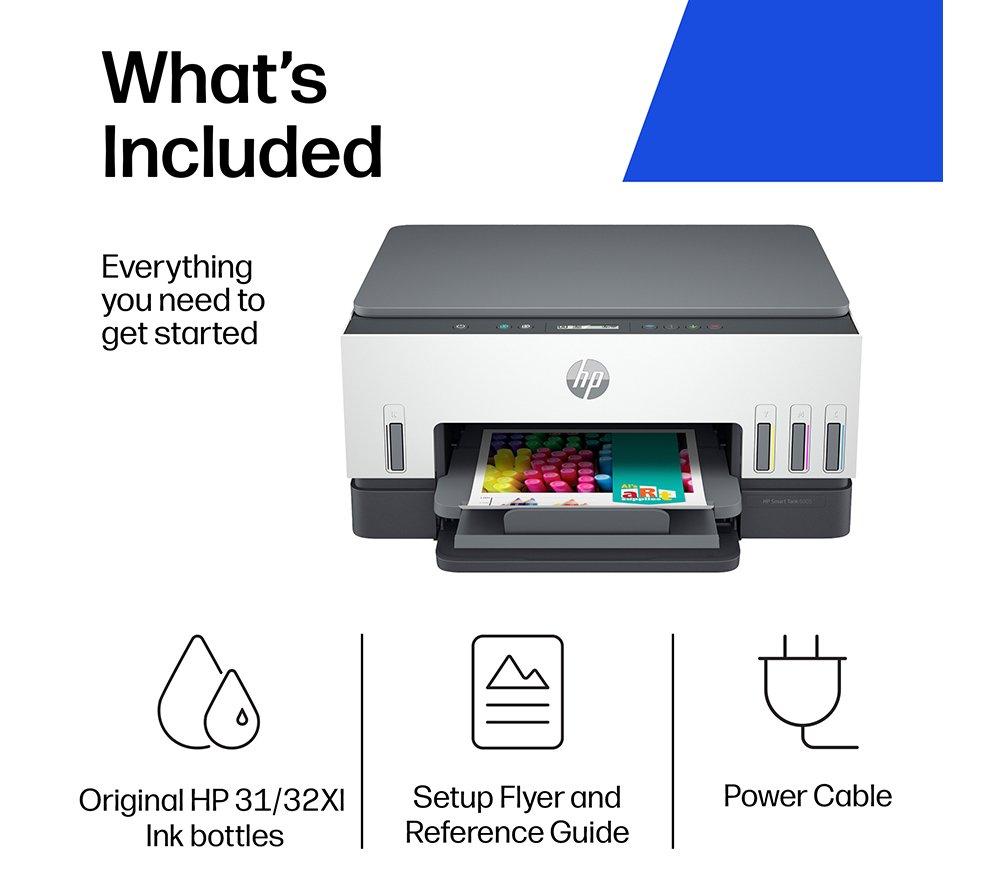 Impresora de inyección de tinta inalámbrica todo en uno HP Smart Tank 6005