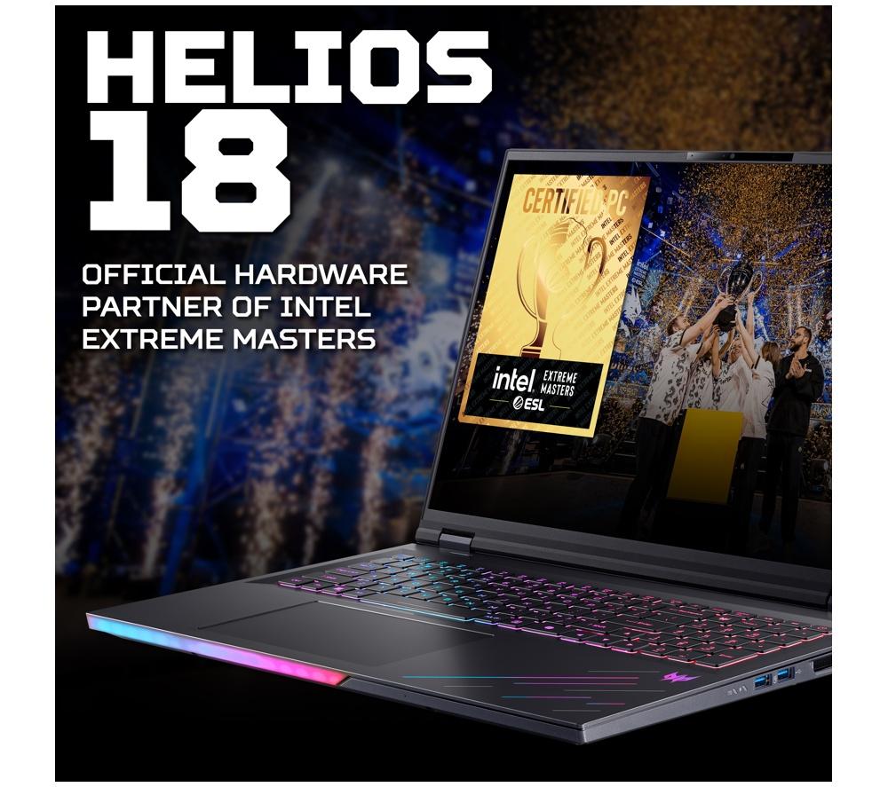 ACER Predator Helios 18 AI 18" Gaming Laptop - Intel® Core™ Ultra 9, RTX 5090, 2 TB SSD