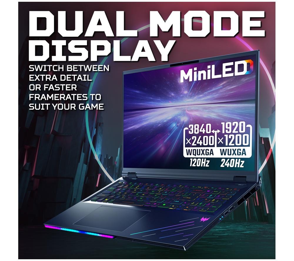 ACER Predator Helios 18 AI 18" Gaming Laptop - Intel® Core™ Ultra 9, RTX 5090, 2 TB SSD