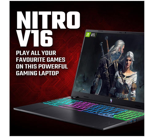 Portátil gaming ACER Nitro V 16 de 16" - Intel® Core™ Ultra 5, RTX 5050, 512 GB SSD