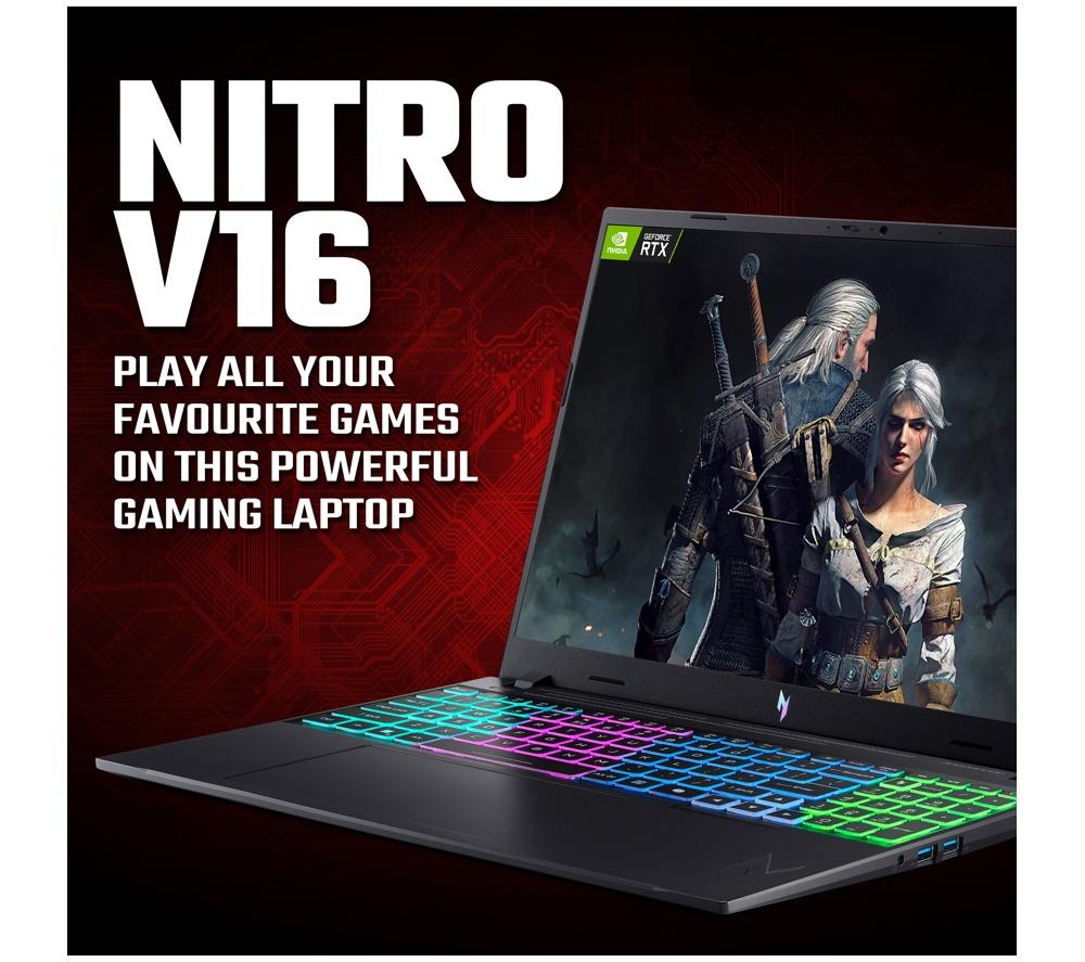 ACER Nitro V 16 16" Gaming Laptop - Intel® Core™ Ultra 5, RTX 5050, 512 GB SSD