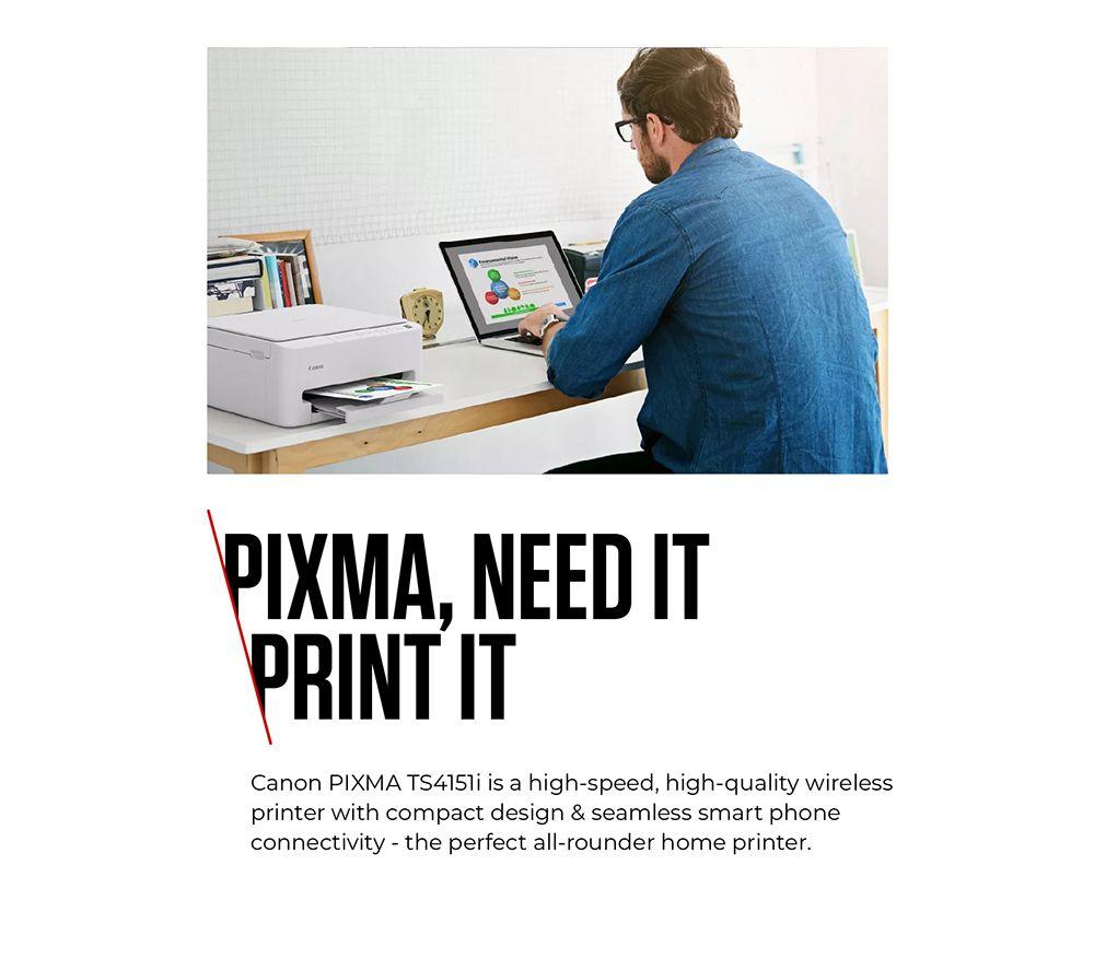 CANON PIXMA TS4151i All-in-One Wireless Inkjet Printer