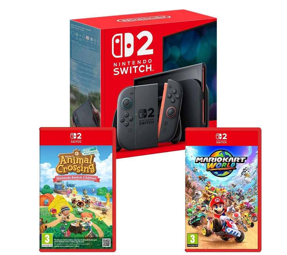 NINTENDO Switch 2, Animal Crossing: New Horizons & Mario Kart World Bundle