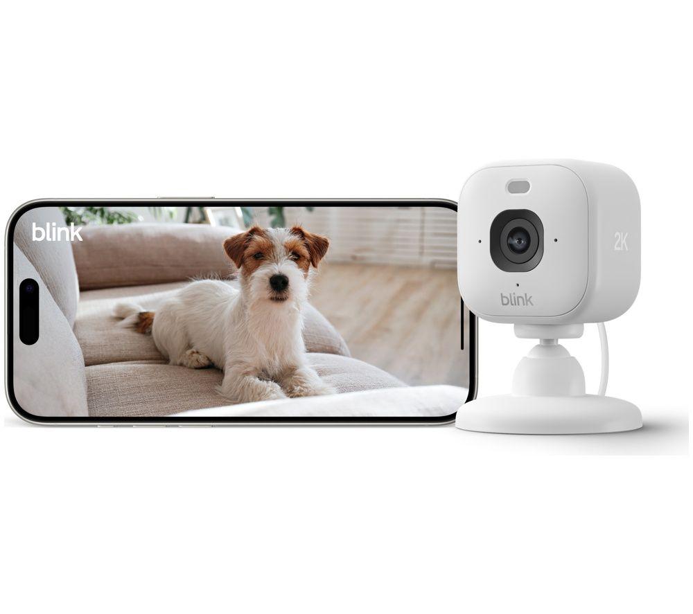 Kit de seguridad para todo el hogar BLINK Plus con sistema de videoportero, Mini 2K+ y paquete de 4 cámaras de seguridad para exteriores