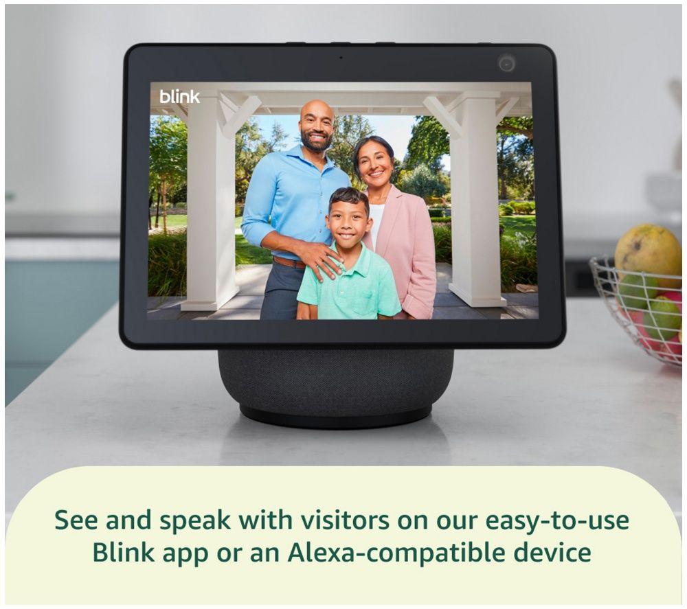 BLINK Home Security Starter Kit mit Video-Türklingel-System & Mini 2K+ Sicherheitskamera-Bundle