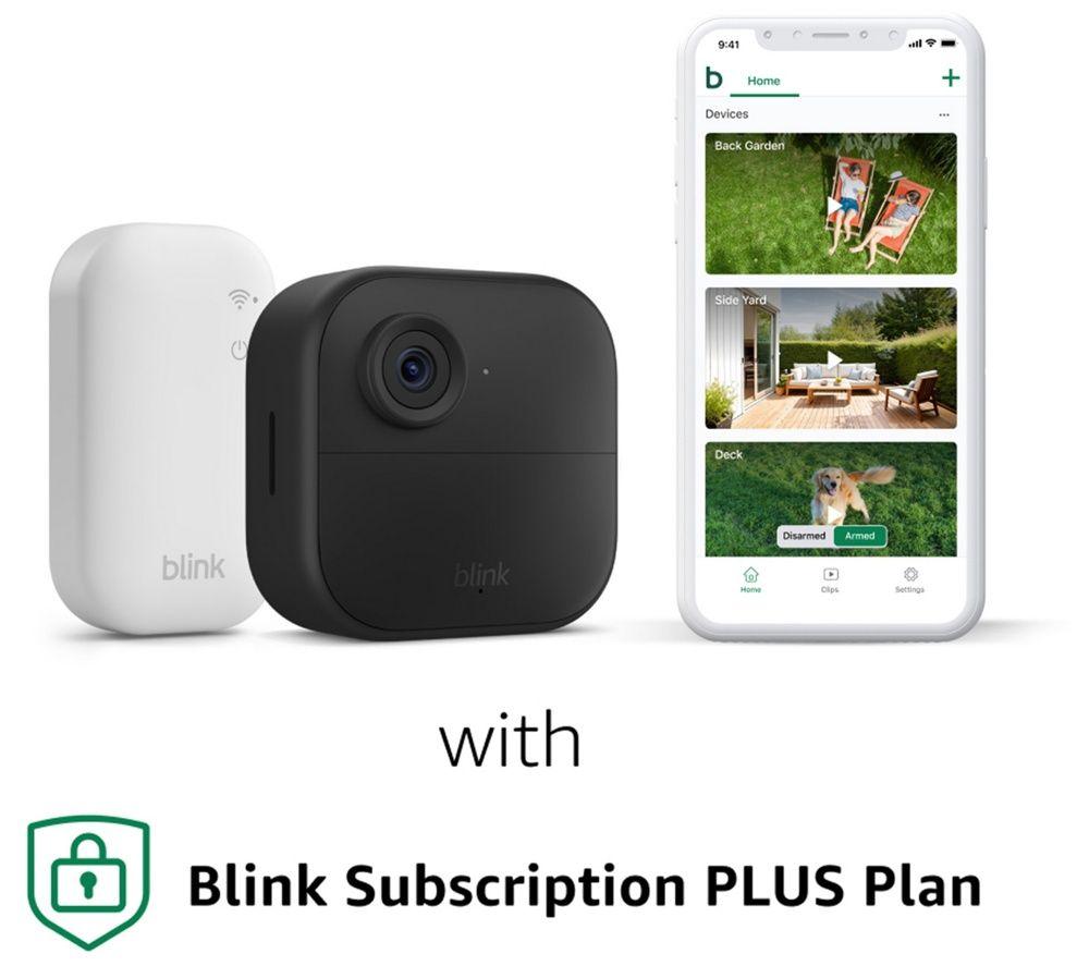 BLINK Dual-Zone Starter Kit mit Pan-Tilt Innen- und Außenkamera-Bündel