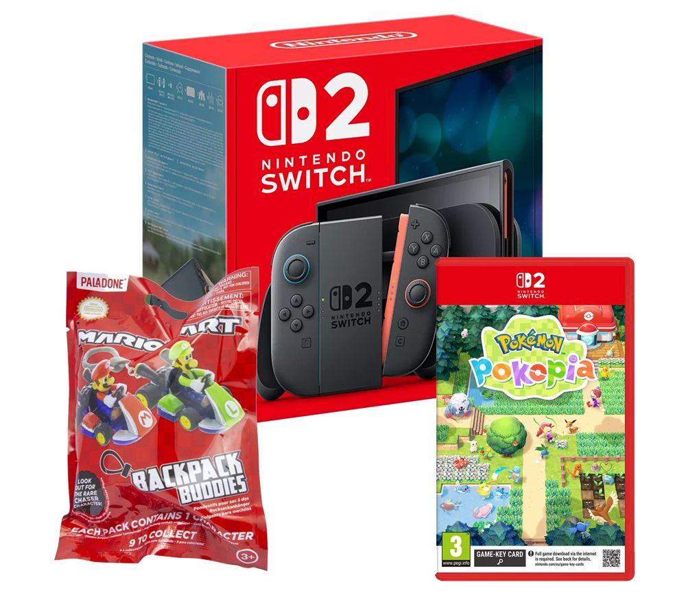 NINTENDO Switch 2, Pokémon Pokopia & Mario Kart Backpack Buddies Bundle