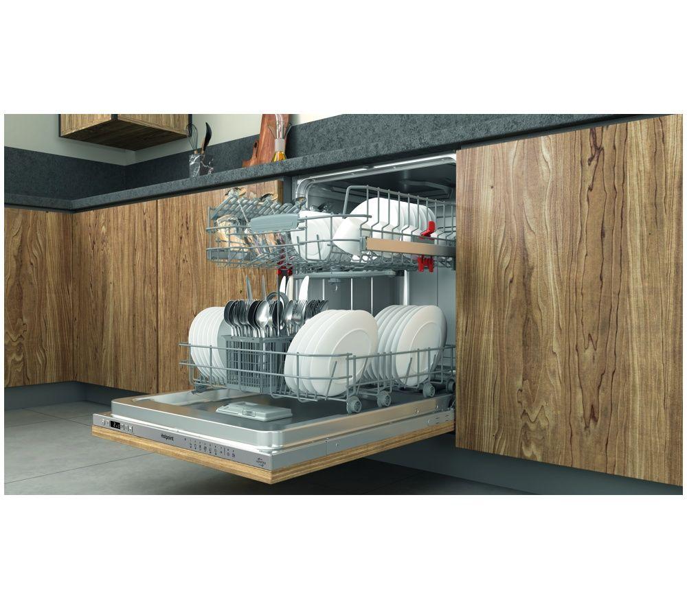 Lavavajillas integrado de tamaño completo HOTPOINT ActiveDry HP2IFC14BN6UK - Plata
