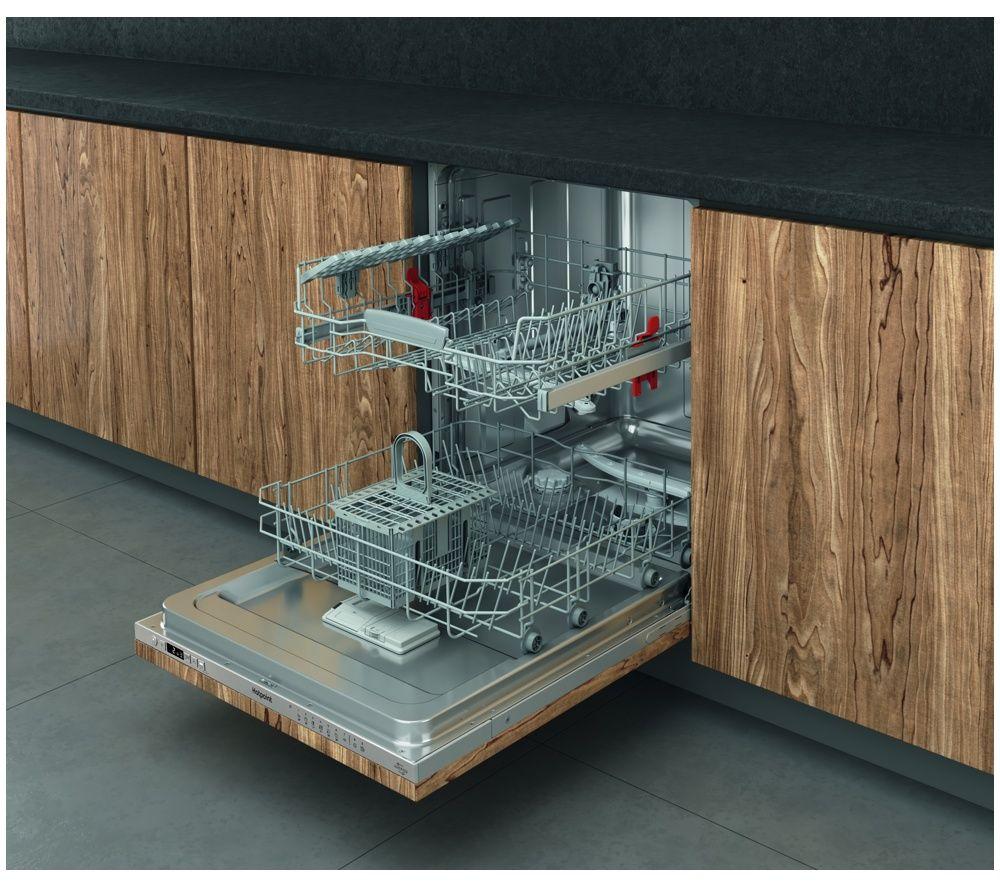 Lavavajillas integrado de tamaño completo HOTPOINT ActiveDry HP2IFC14BN6UK - Plata