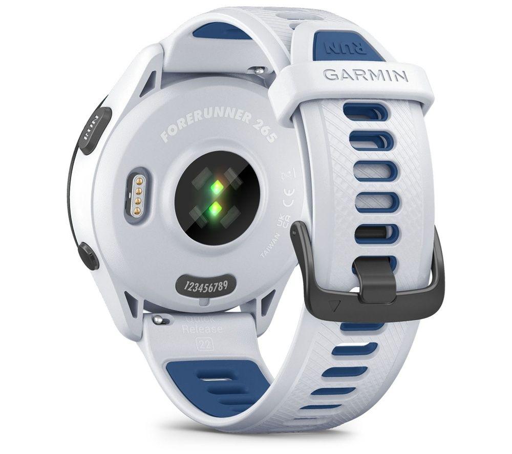 GARMIN Forerunner 265 Sportuhr - Tidal Blue, 46 mm