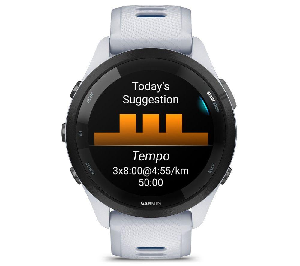 GARMIN Forerunner 265 Sportuhr - Tidal Blue, 46 mm
