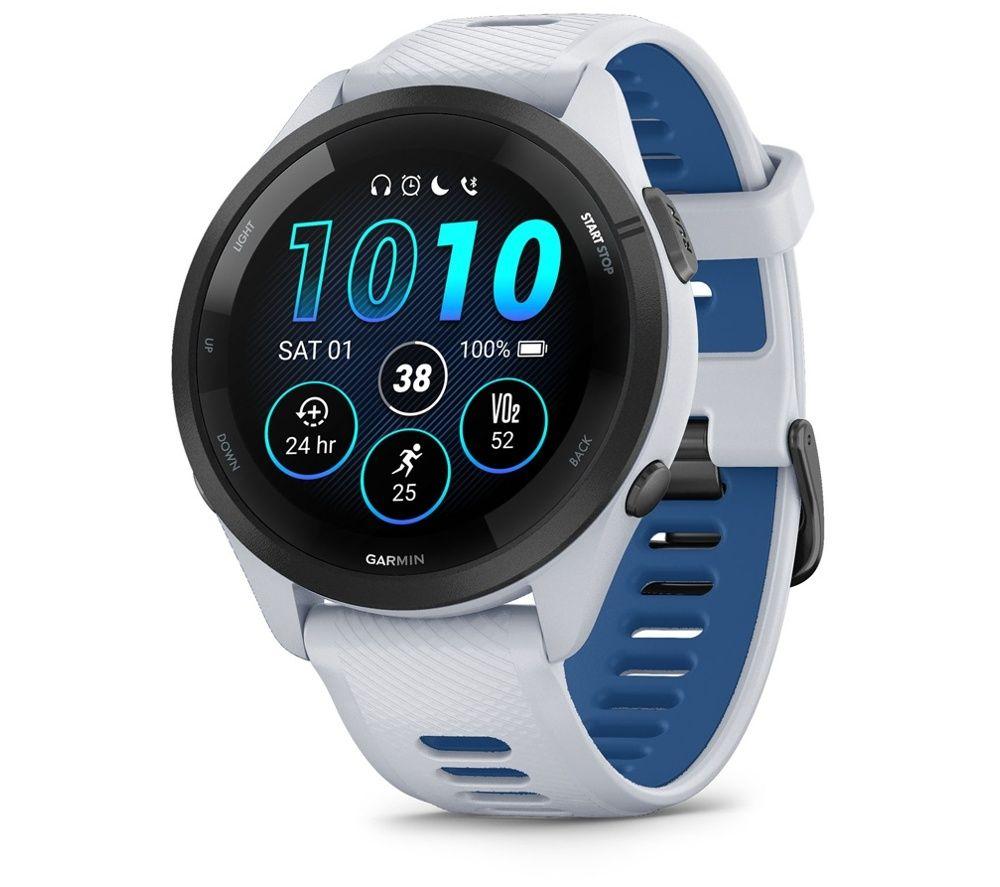 GARMIN Forerunner 265 Sportuhr - Tidal Blue, 46 mm
