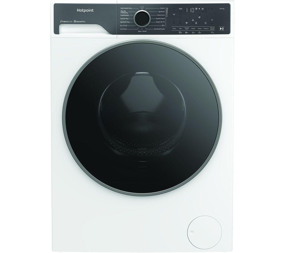 HOTPOINT Fabric Care Pro HPD 9693 CARE UK 9 kg Washer Dryer - White