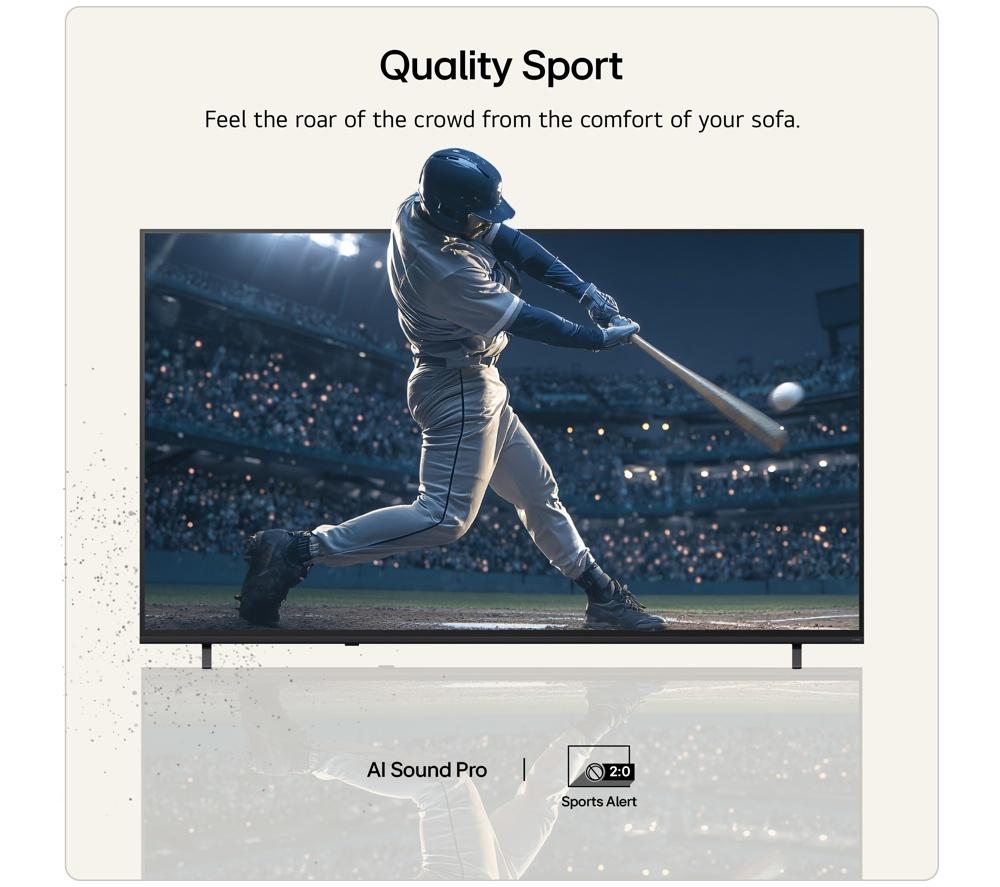 LG QNED72 85" QNED AI 4K HDR Smart TV 2026 - 85QNED72B6A