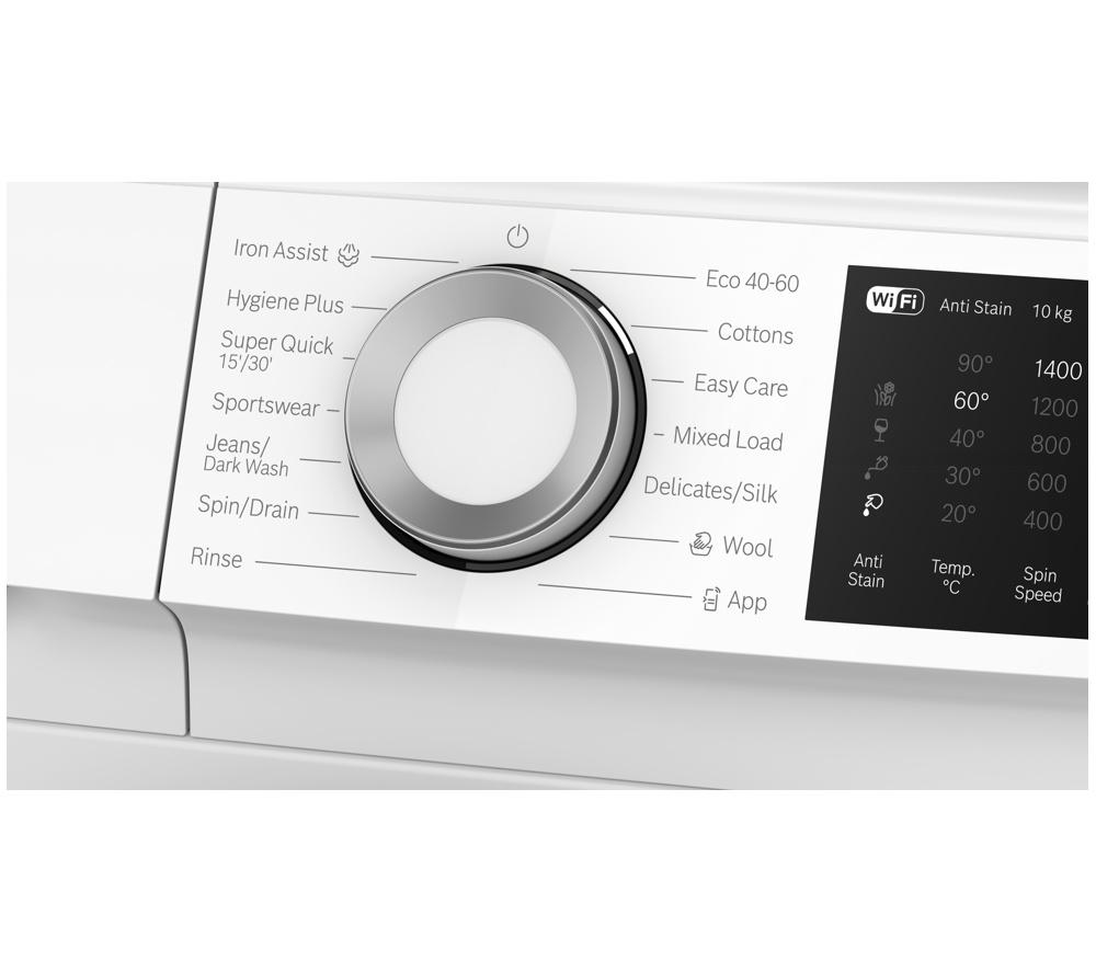 Lavadora BOSCH Serie 6 WGJ25400GB con Wi-Fi, 10 kg, 1400 rpm - Blanca