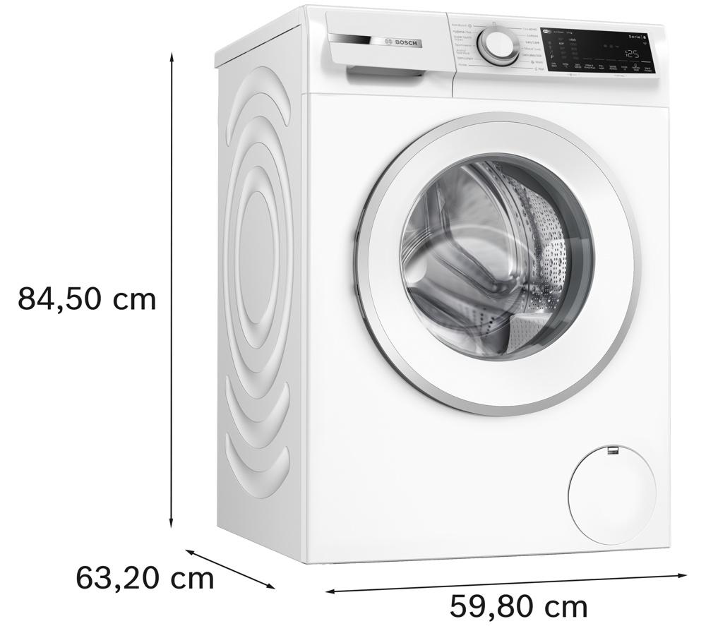 Lavadora BOSCH Serie 6 WGJ25400GB con Wi-Fi, 10 kg, 1400 rpm - Blanca