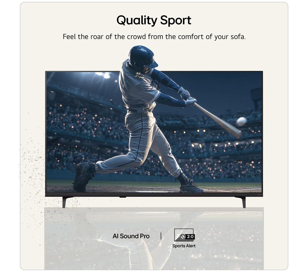 LG QNED72 55" QNED AI 4K HDR Smart TV 2026 - 55QNED72B6B