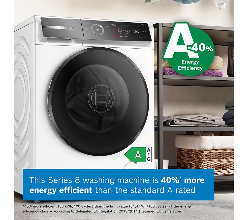 BOSCH Series 8 i-DOS WGB264A1GB WiFi-enabled 11 kg 1400 Spin Washing Machine - White