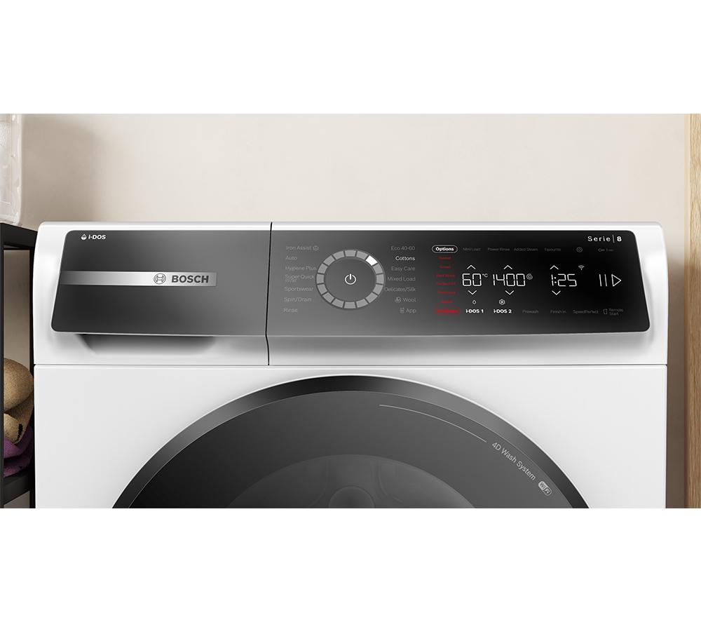 BOSCH Series 8 i-DOS WGB264A1GB WiFi-enabled 11 kg 1400 Spin Washing Machine - White