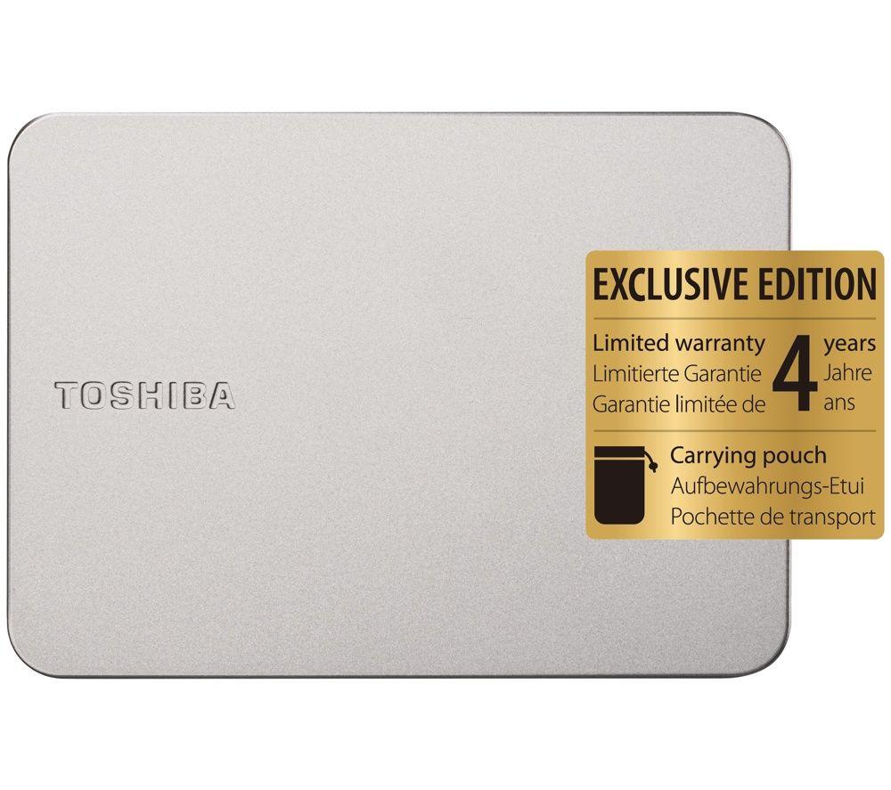 TOSHIBA Canvio Flex Tragbare Festplatte – 4 TB, Silber