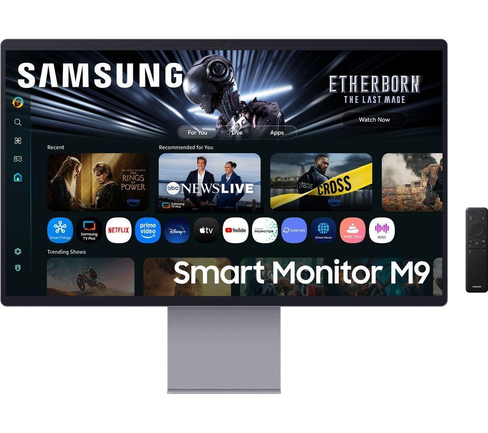 SAMSUNG M9 (M90SF) 32" OLED 4K AI Smart Monitor with Speakers & Remote - LS32FM902SUXXU