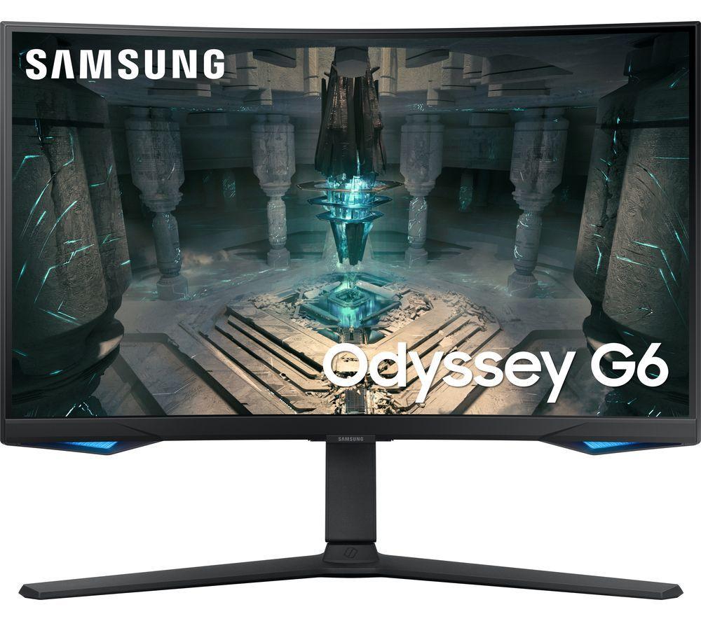 SAMSUNG Odyssey G65B LS27BG650EUXXU Quad HD 27" Curved VA Smart Gaming Monitor - Black