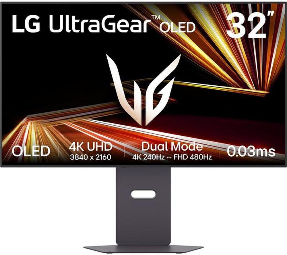 LG UltraGear 32GX870A-B 4K Ultra HD 32" OLED Gaming Monitor - Black