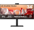 LG UltraWide 34BA85QE-B Quad HD 34" Curved IPS Monitor - Black