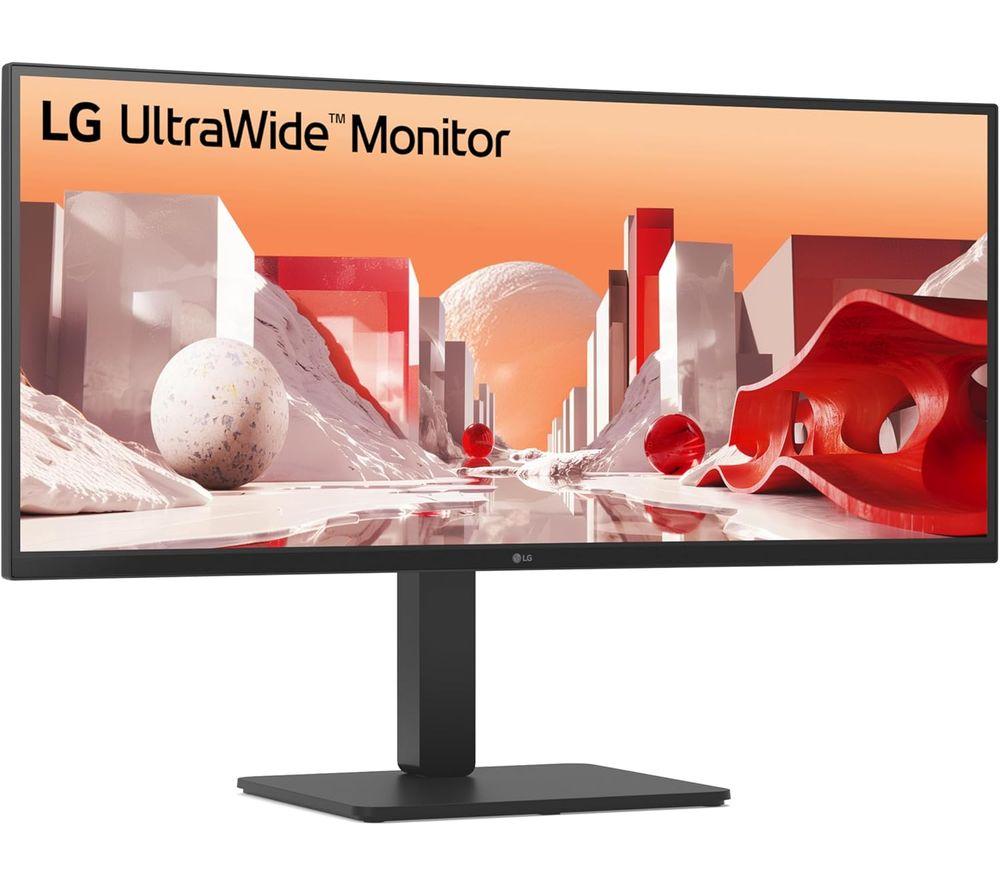 LG UltraWide 34BA85QE-B Quad HD 34" Curved IPS Monitor - Black