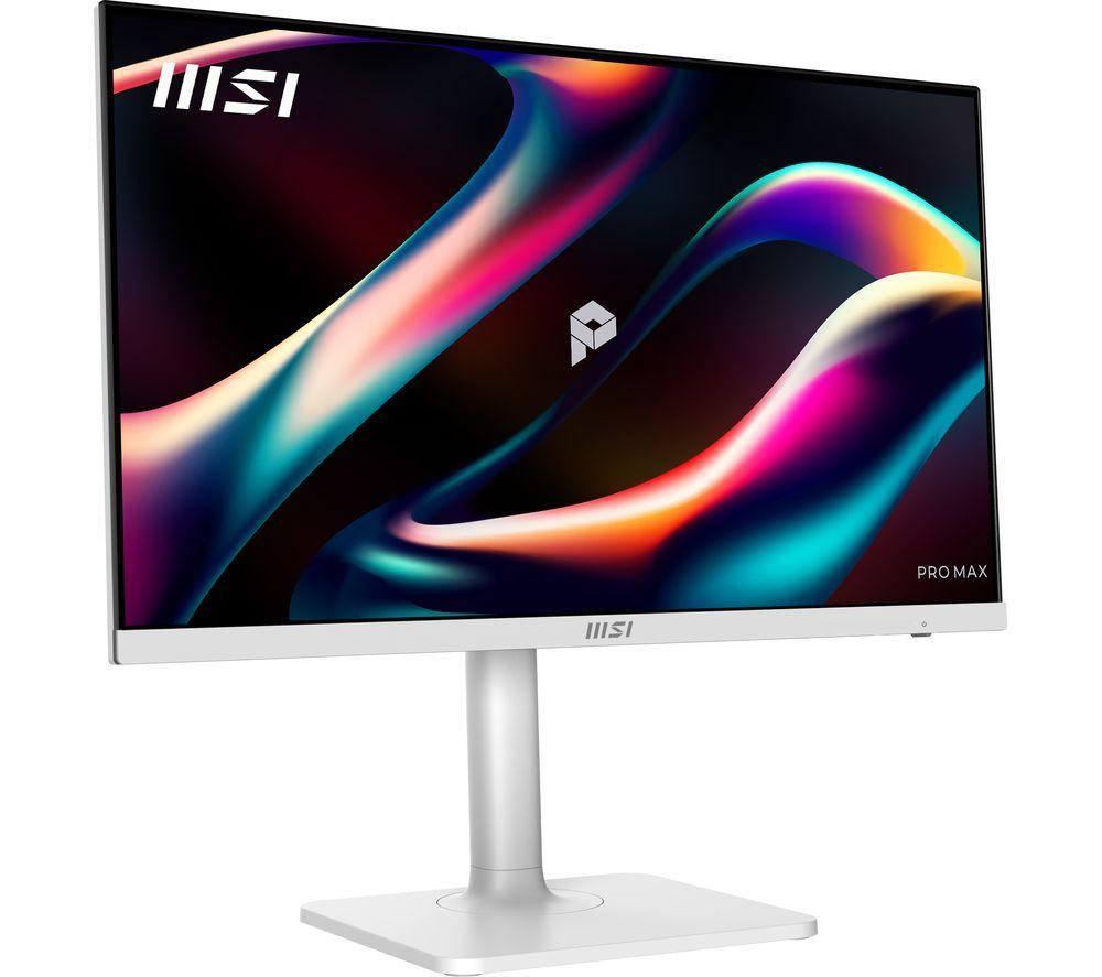 Monitor LED MSI PRO MAX 241PHW E144 Quad HD de 23.8" - Blanco
