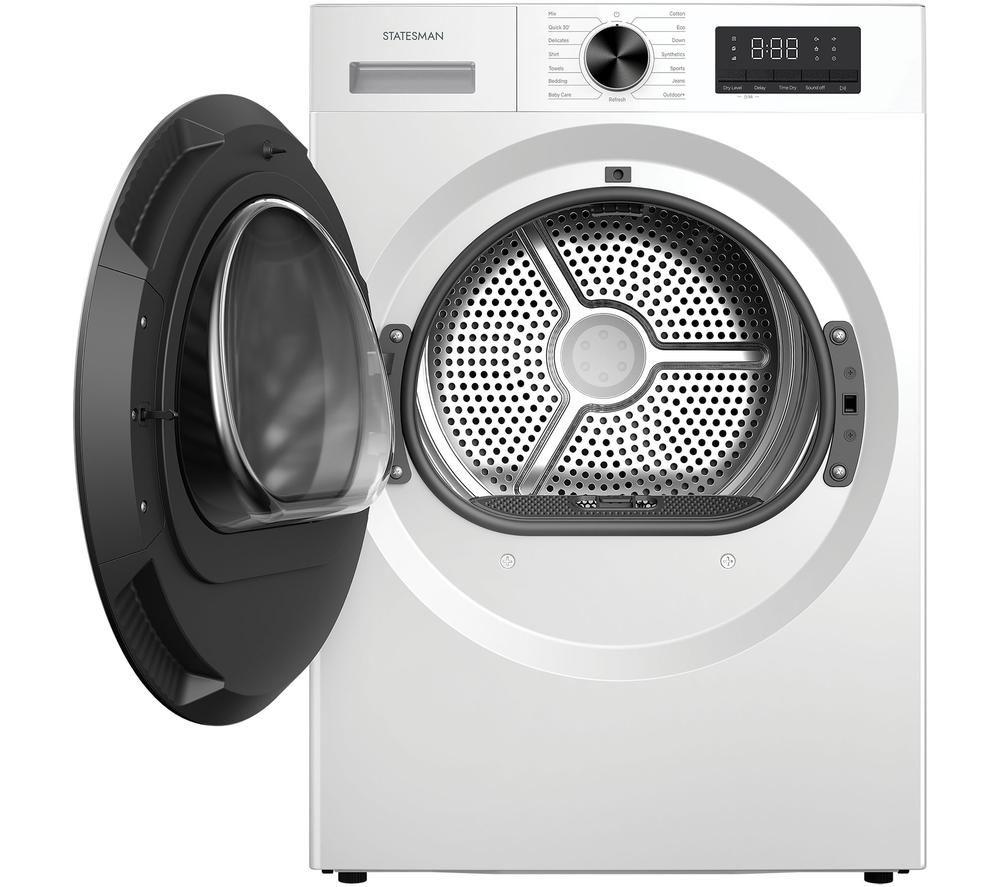 STATESMAN THP28W 8 kg Heat Pump Tumble Dryer - White