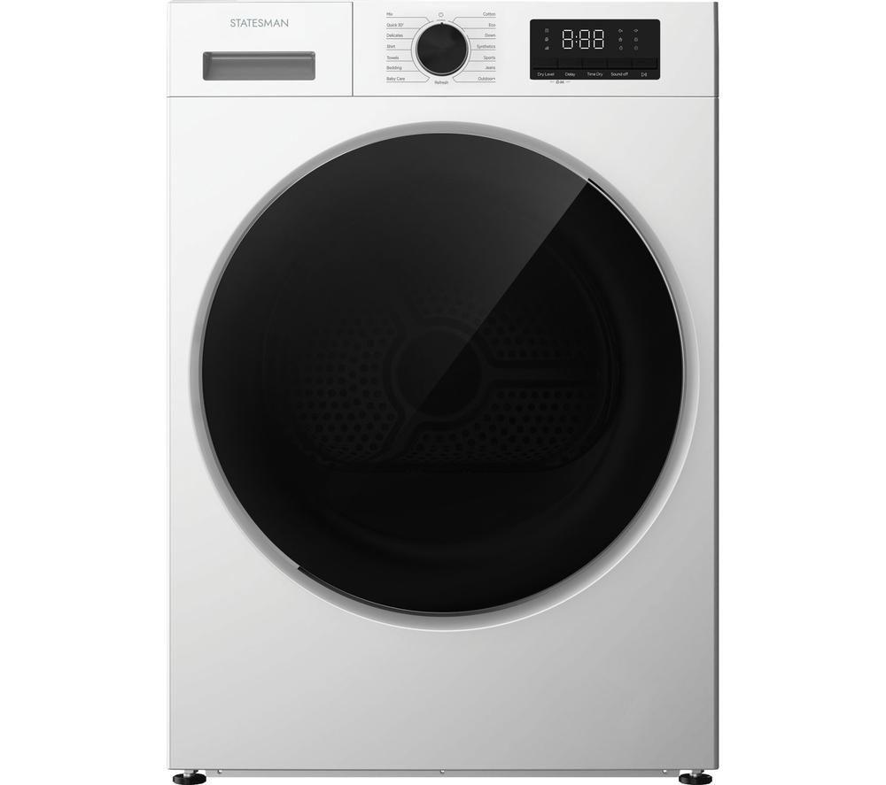 STATESMAN THP28W 8 kg Heat Pump Tumble Dryer - White