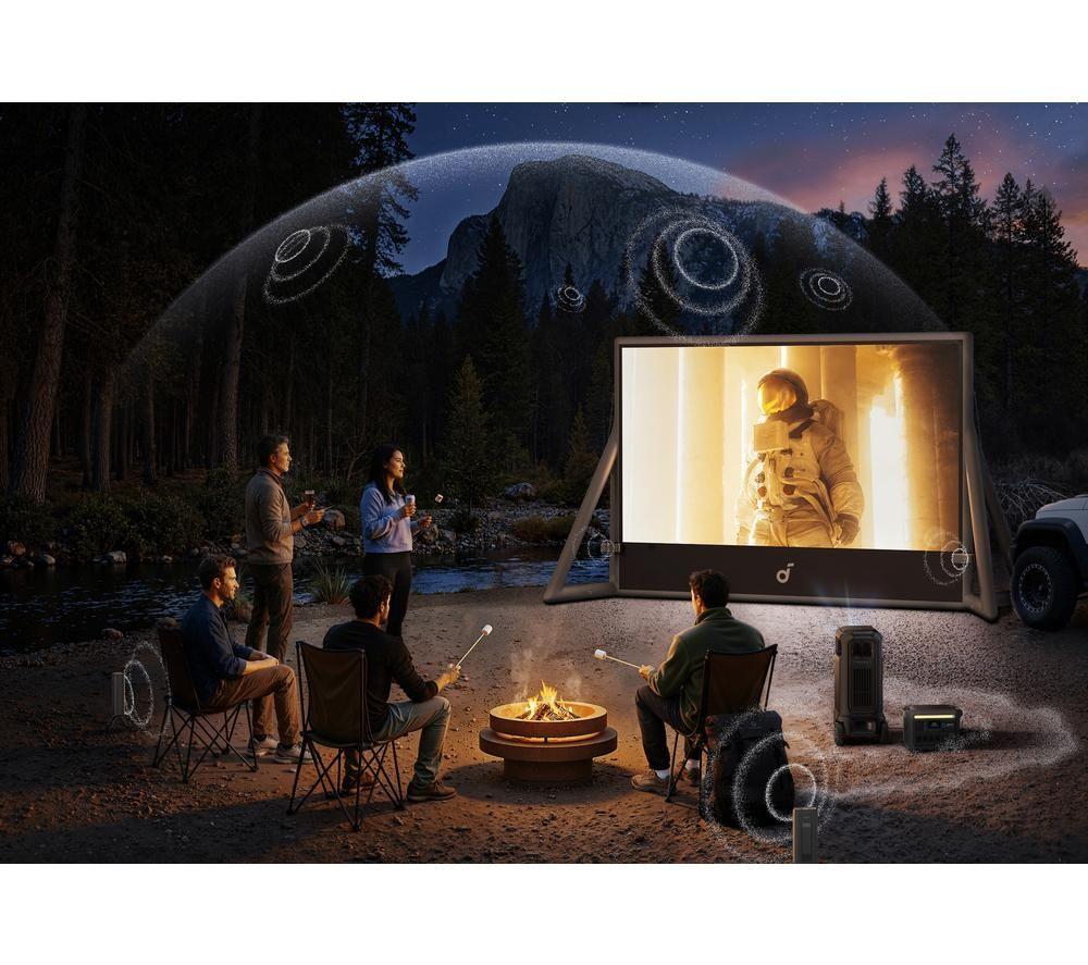 Proyector portátil inteligente NEBULA X1 PRO Full HD con altavoces desmontables