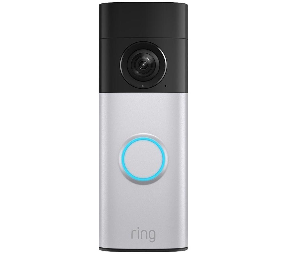 RING Battery Retinal 2K Video Doorbell Plus (Newest Gen) - Nickel Silver