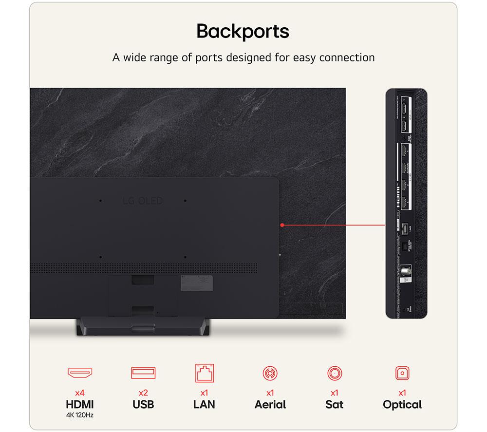 LG C6 65" OLED AI 4K HDR Smart TV 2026 - OLED65C64LA