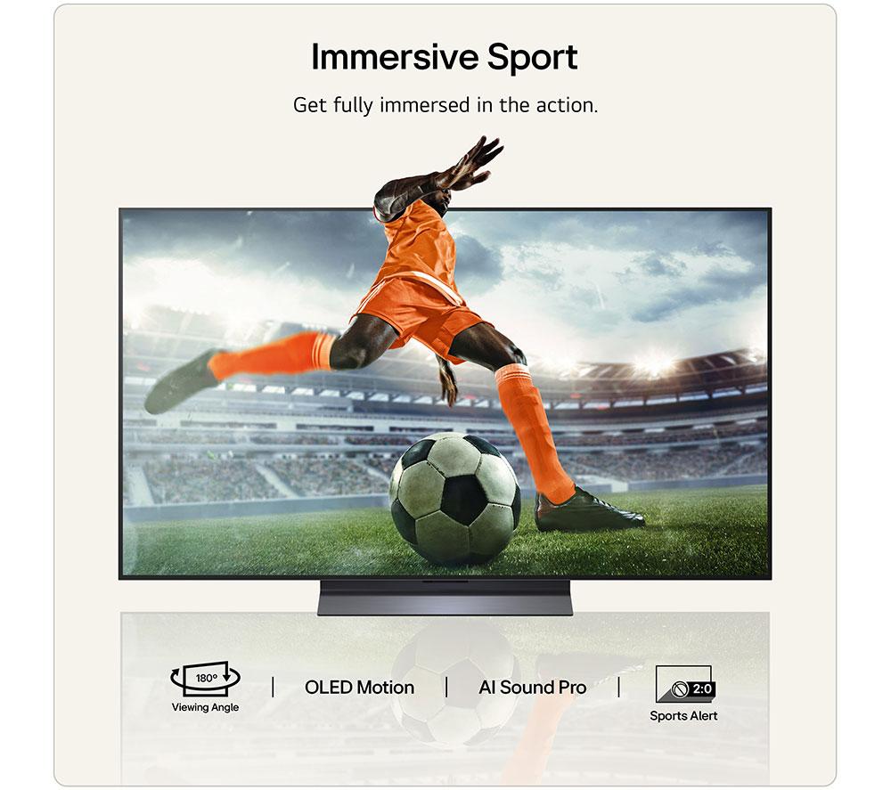 LG C6 55" OLED evo AI 4K HDR Smart TV 2026 - OLED55C66LB