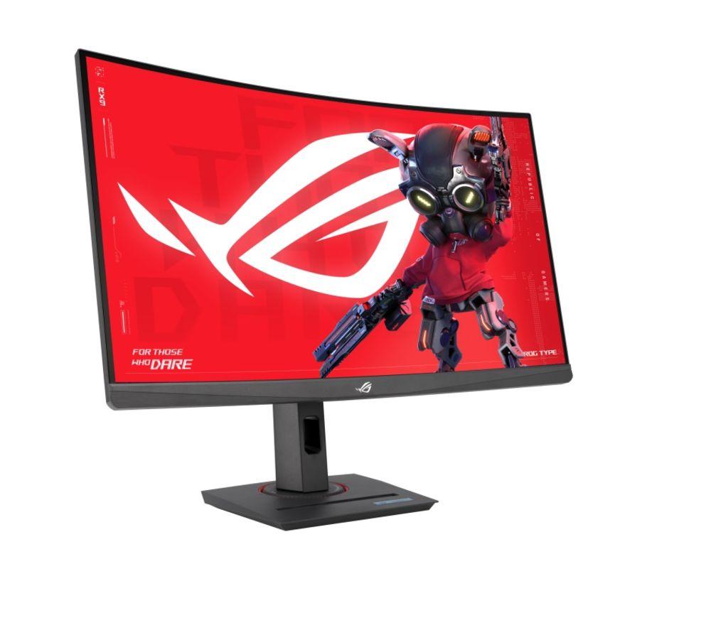 Monitor de juegos VA curvo ASUS ROG STRIX XG27WCMS Quad HD de 27" - Negro