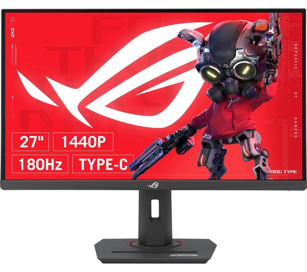 ASUS ROG STRIX XG27ACMS Quad HD 27" Fast IPS LED Gaming Monitor - Grey