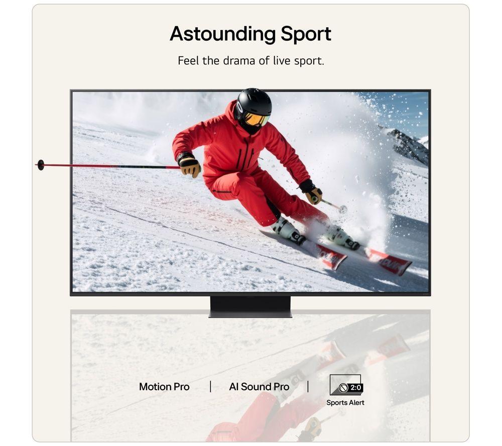 LG QNED86 75" QNED AI Mini LED 4K HDR Smart TV 2026 - 75QNED86B6B